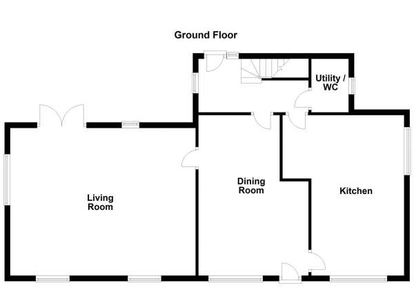 Floor Plan Image for 3 Bedroom Detached House for Sale in High Street, South Hiendley, Barnsley