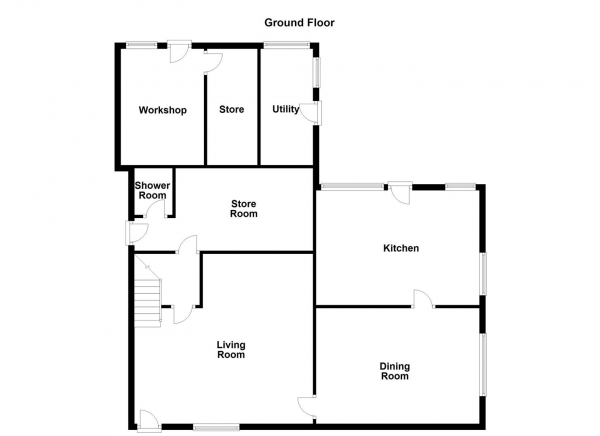 Floor Plan Image for 4 Bedroom Detached House for Sale in Hill Top, Knottingley