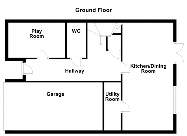 Floor Plan Image for 5 Bedroom Detached House for Sale in Voysey Avenue, Castleford