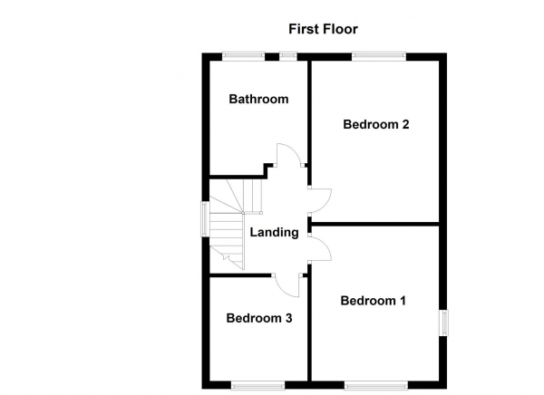 Floor Plan Image for 3 Bedroom Detached House for Sale in Lynwood Crescent, Pontefract