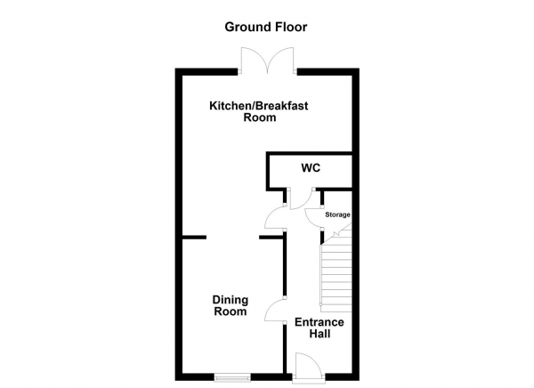 Floor Plan Image for 4 Bedroom Town House for Sale in Madison Walk, Ackworth, Pontefract