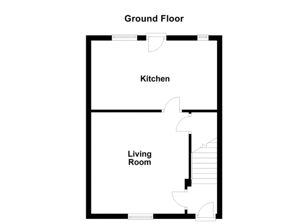 Floor Plan Image for 2 Bedroom Terraced House for Sale in Pauline Terrace, Castleford