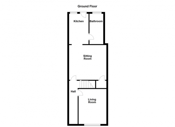 Floor Plan Image for 3 Bedroom Terraced House for Sale in Crowther Street, Castleford