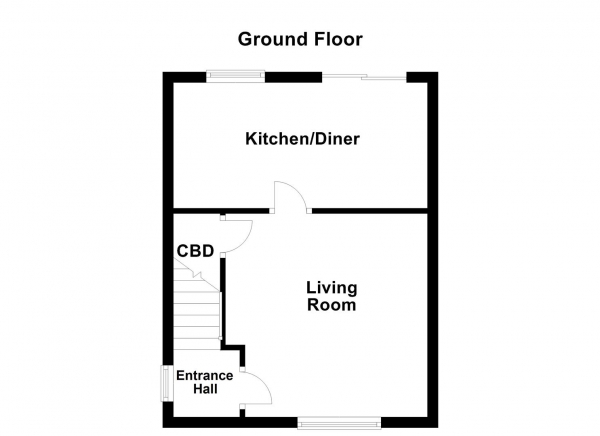 Floor Plan Image for 2 Bedroom Semi-Detached House for Sale in Twain Crescent, Castleford