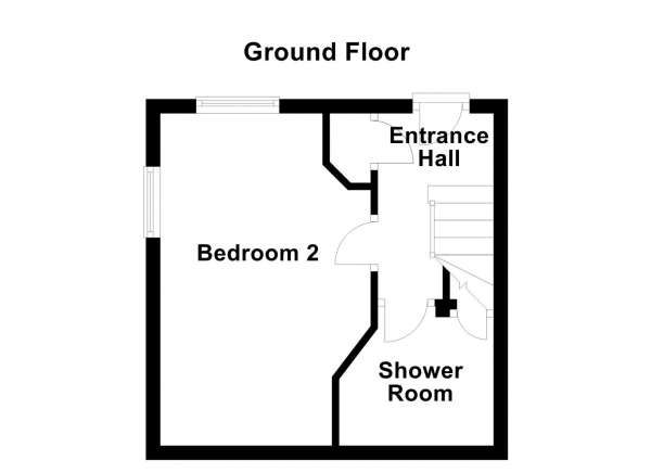 Floor Plan Image for 2 Bedroom End of Terrace House for Sale in Fallbrook Road, Castleford