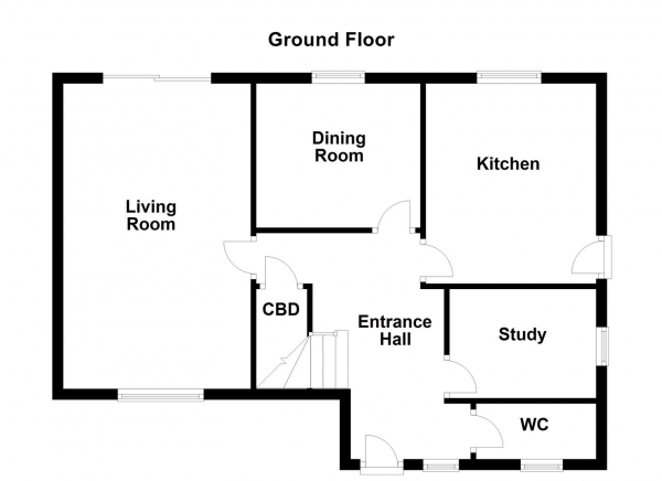 Floor Plan Image for 4 Bedroom Detached House for Sale in Estcourt Road, Darrington, Pontefract