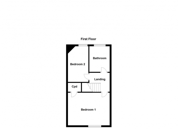 Floor Plan Image for 2 Bedroom Property for Sale in Morrison Street, Castleford