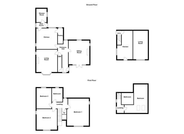 Floor Plan Image for 3 Bedroom Detached House for Sale in Mill Lane, South Elmsall, Pontefract