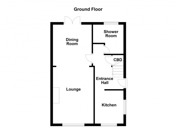 Floor Plan Image for 3 Bedroom Semi-Detached Bungalow for Sale in Carlton View, Allerton Bywater, Castleford