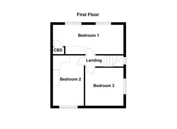 Floor Plan Image for 3 Bedroom Semi-Detached Bungalow for Sale in Carlton View, Allerton Bywater, Castleford