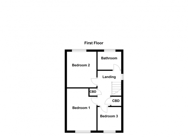 Floor Plan Image for 3 Bedroom Semi-Detached House for Sale in Meadow Croft, Hemsworth, Pontefract