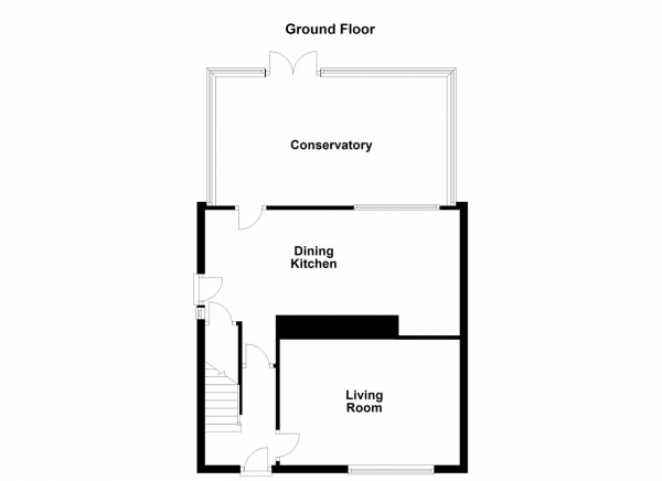 Floor Plan Image for 3 Bedroom Semi-Detached House for Sale in Mount Pleasant, Ackworth, Pontefract