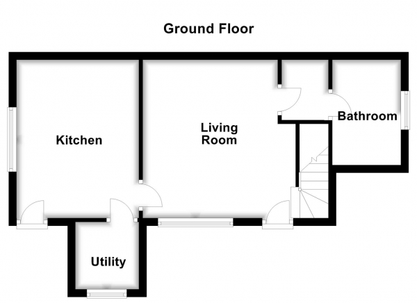 Floor Plan Image for 2 Bedroom Cottage for Sale in Little Smeaton, Pontefract