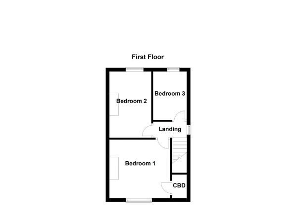 Floor Plan Image for 3 Bedroom Semi-Detached House for Sale in Dawes Avenue, Castleford