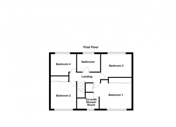 Floor Plan Image for 4 Bedroom Detached House for Sale in Carleton Green Close, Pontefract