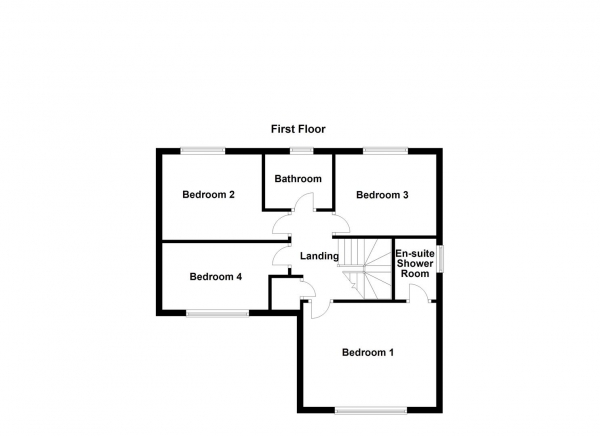 Floor Plan Image for 4 Bedroom Detached House for Sale in Jasmine Gardens, Castleford