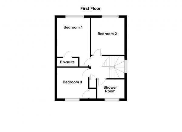 Floor Plan Image for 3 Bedroom Detached House for Sale in Langdale Drive, Altofts, Normanton