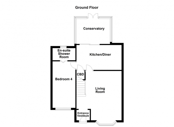 Floor Plan Image for 4 Bedroom Semi-Detached House for Sale in Healdfield Road, Castleford