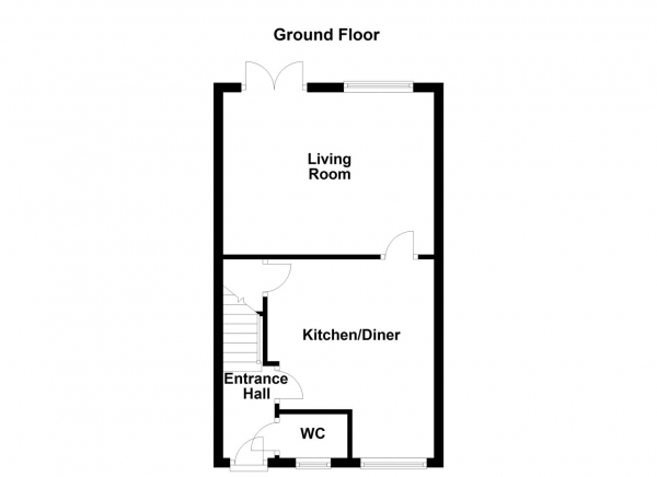 Floor Plan Image for 3 Bedroom Semi-Detached House for Sale in Barncroft Close, Ackworth, Pontefract