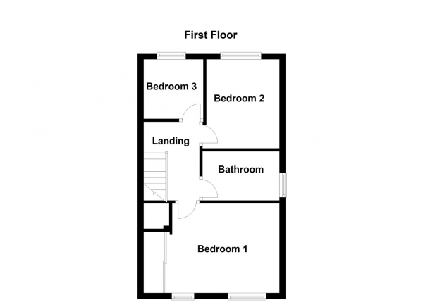 Floor Plan Image for 3 Bedroom Semi-Detached House for Sale in Barncroft Close, Ackworth, Pontefract