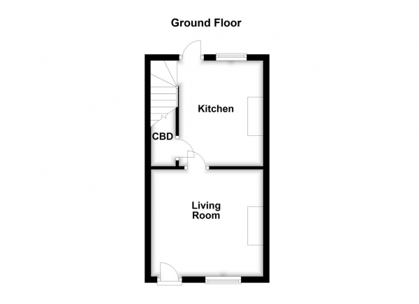 Floor Plan Image for 2 Bedroom Terraced House for Sale in Ambler Street, Castleford