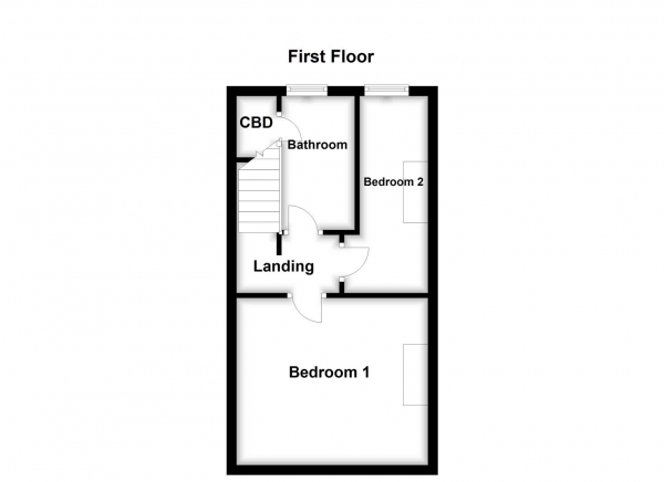 Floor Plan Image for 2 Bedroom Terraced House for Sale in Ambler Street, Castleford