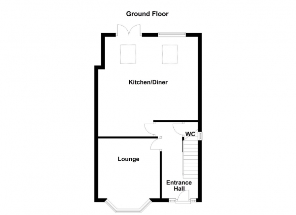 Floor Plan Image for 3 Bedroom Detached House for Sale in Close Road, Castleford