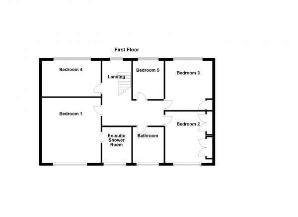 Floor Plan Image for 5 Bedroom Detached House for Sale in Meadow Bank, Ackworth, Pontefract