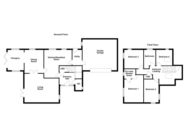 Floor Plan Image for 4 Bedroom Detached House for Sale in High Farm Meadow, Badsworth, Pontefract