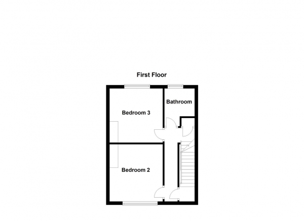 Floor Plan Image for 3 Bedroom Terraced House for Sale in Dalefield Road, Normanton