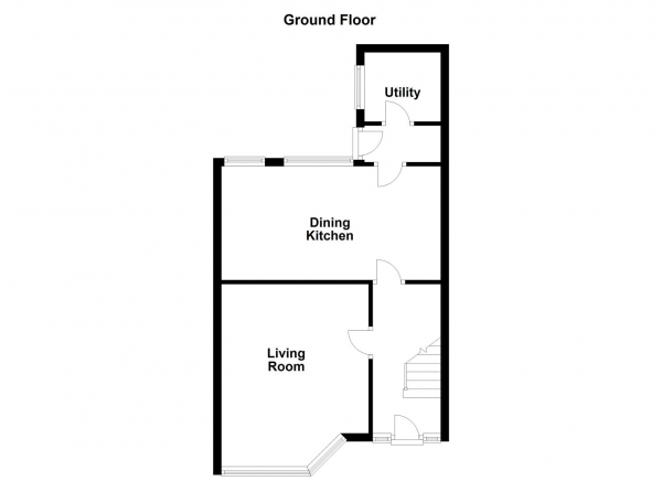 Floor Plan Image for 3 Bedroom Town House for Sale in Harewood Avenue, Normanton