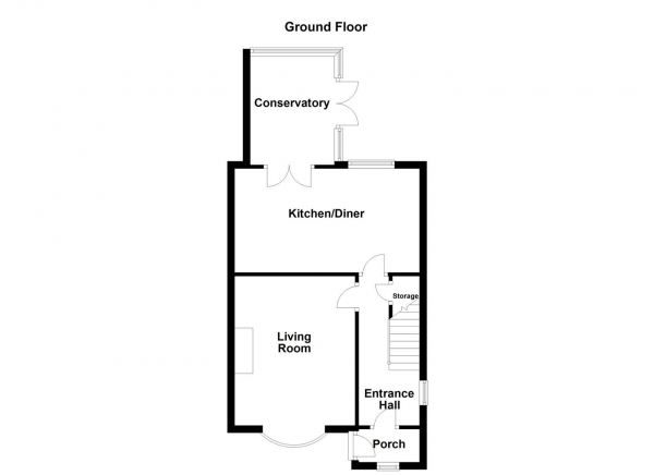 Floor Plan Image for 3 Bedroom Semi-Detached House for Sale in Snydale Grove, Normanton