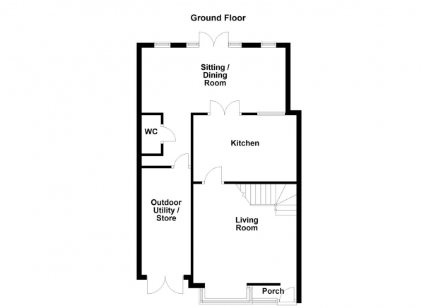 Floor Plan Image for 4 Bedroom Semi-Detached House for Sale in Meadow Brook Close, Normanton