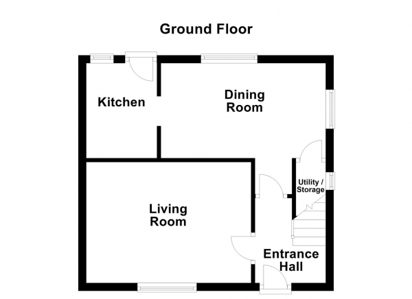 Floor Plan Image for 2 Bedroom Semi-Detached House for Sale in Chestnut Crescent, Normanton