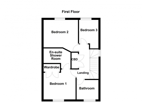 Floor Plan Image for 3 Bedroom Detached House for Sale in Wheldon Road, Castleford