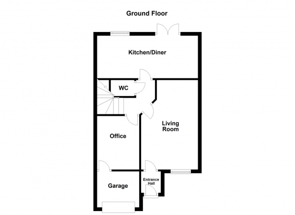 Floor Plan Image for 3 Bedroom Semi-Detached House for Sale in Friarwood Court, Pontefract