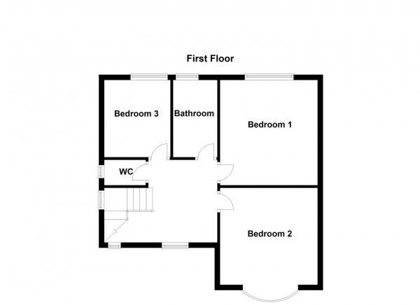 Floor Plan Image for 3 Bedroom Detached House for Sale in Pontefract Road, Featherstone, Pontefract