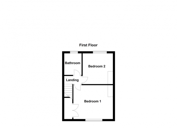 Floor Plan Image for 2 Bedroom Terraced House for Sale in Dalefield Road, Normanton