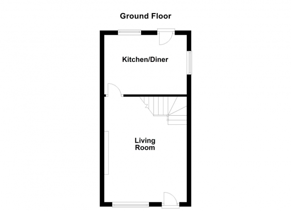 Floor Plan Image for 2 Bedroom Semi-Detached House for Sale in Meadow Brook Green, Normanton