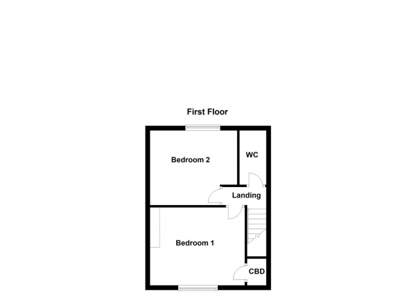 Floor Plan Image for 2 Bedroom Terraced House for Sale in Wheatley Avenue, Normanton