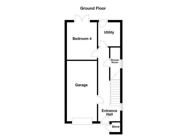 Floor Plan Image for 4 Bedroom Semi-Detached House for Sale in Bellflower Close, Castleford