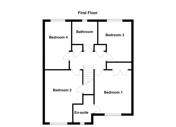 Floor Plan Image for 4 Bedroom Detached House for Sale in Holywell Avenue, Castleford