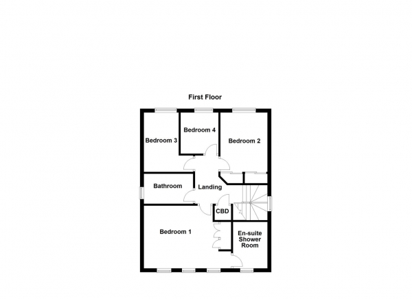 Floor Plan Image for 4 Bedroom Detached House for Sale in Dandy Mill View, Pontefract