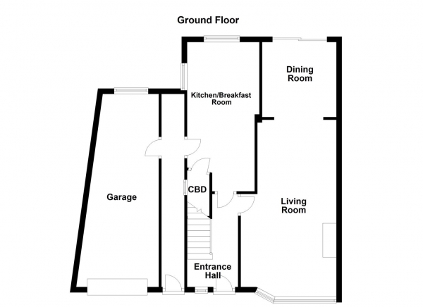 Floor Plan Image for 3 Bedroom Semi-Detached House for Sale in West Lane, Sharlston Common, Wakefield