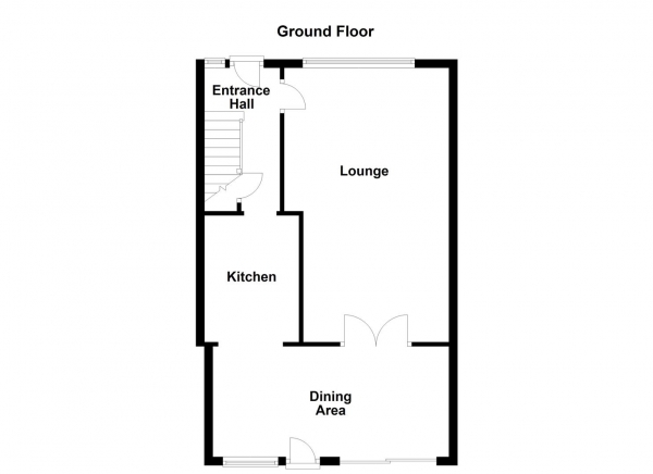 Floor Plan Image for 3 Bedroom Semi-Detached House for Sale in East Street, South Hiendley, Barnsley