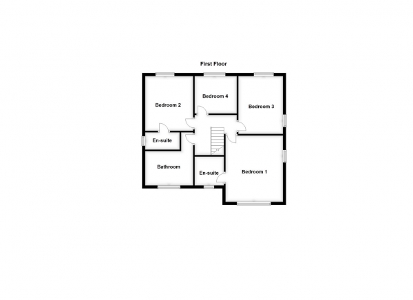 Floor Plan Image for 4 Bedroom Detached House for Sale in Hill Court, Castleford