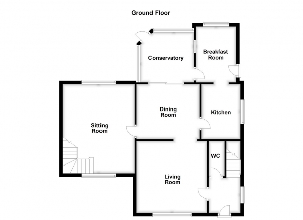 Floor Plan Image for 4 Bedroom Detached House for Sale in Newfield Close, Normanton