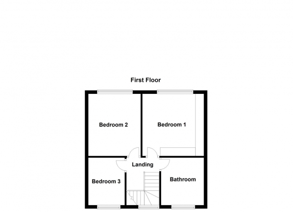 Floor Plan Image for 3 Bedroom Detached House for Sale in Kirkby Close, South Kirkby, Pontefract