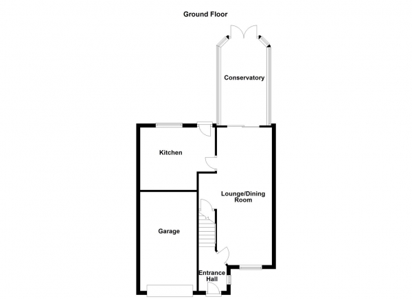 Floor Plan Image for 3 Bedroom Detached House for Sale in Princess Court, Normanton