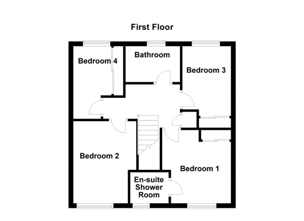 Floor Plan Image for 4 Bedroom Detached House for Sale in Craig Hopson Avenue, Castleford